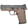 Smith & Wesson M&P Shield EZ 2.0 9mm, 3.675" Barrel, FDE Frame, Black Slide