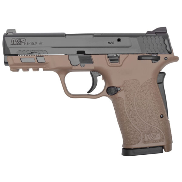Smith & Wesson M&P Shield EZ 2.0 9mm, 3.675" Barrel, FDE Frame, Black Slide