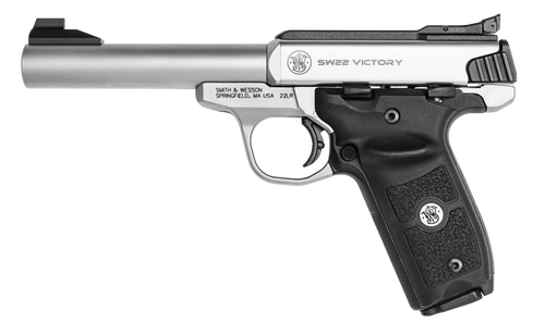 RENTAL Smith & Wesson SW22 Victory 22LR, 5.5" Barrel, SS Frame 10rd - Firearm | The Gun Shop