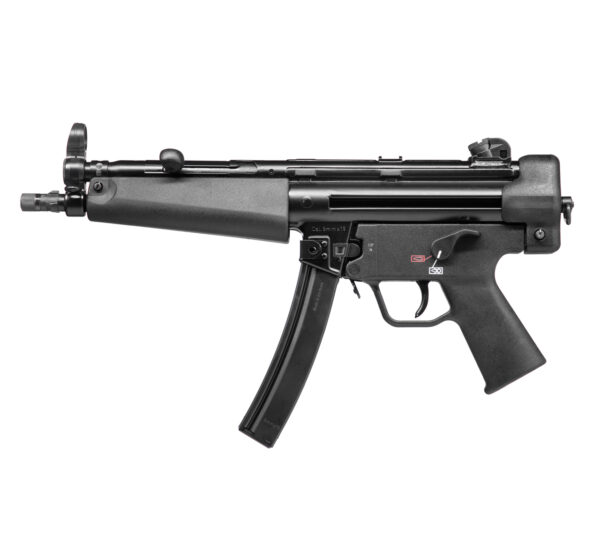 HK SP5 9mm, 8.9" Barrel, Aluminum, Black, Threaded, Ambidextrous Safety, 2x30rd