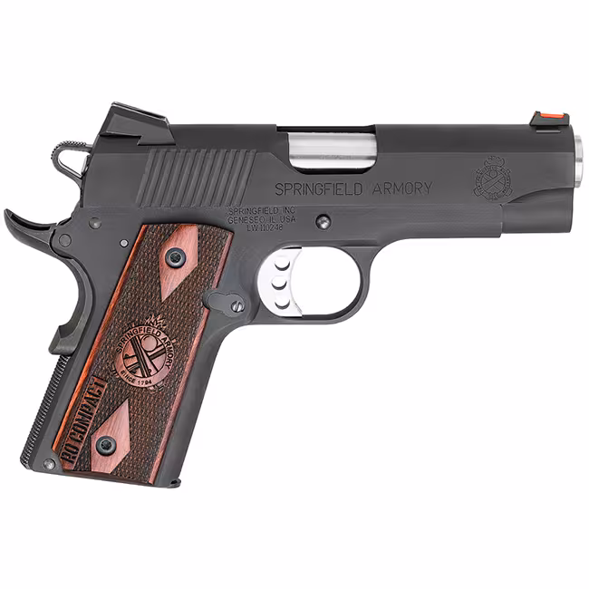 Springfield 1911-A1 4" .45 LW RANGE OFFICER BLACK PI9126L For Sale ...