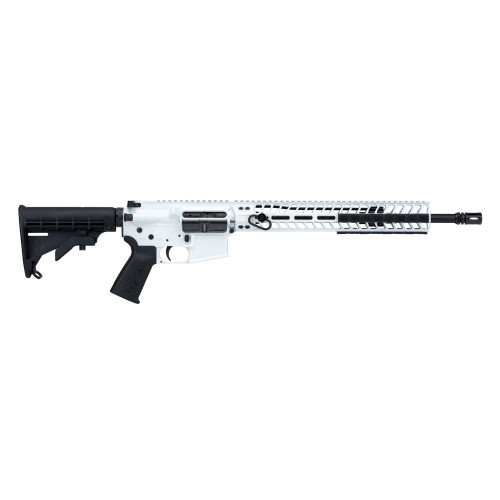 Spikes Tactical 556 223 Remington/5.56x45mm, 16" Barrel, Storm Trooper White Cerakote, M-Lok Rail - AR-15 Rifles | The Gun Shop