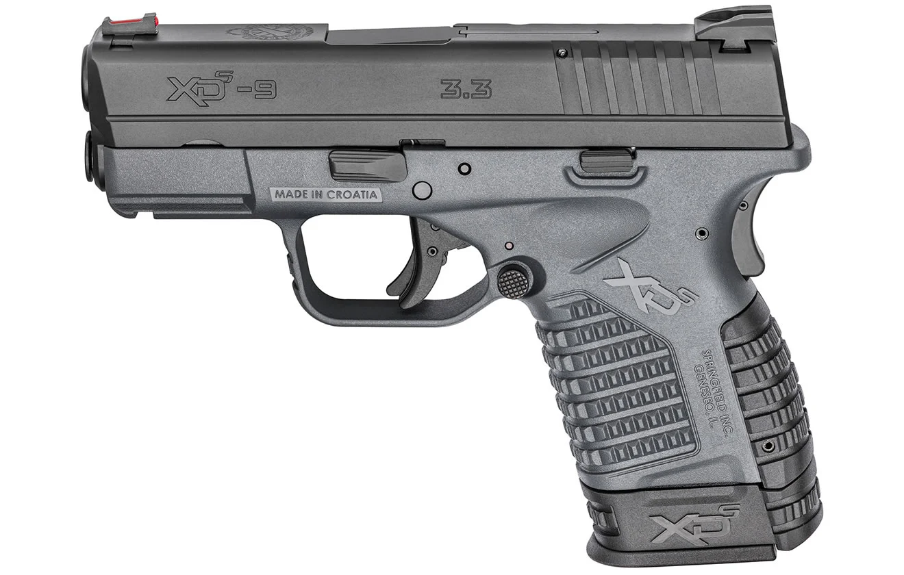 Springfield XDS 3.3 Single Stack 9mm Tactical Gray Essentials Package