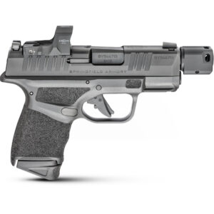 Springfield, Hellcat RDP, Semi-automatic, Striker Fired, Sub-Compact, Optics Ready, 9mm, 3.8" Barrel Compensator, Polymer Frame, Textured Grips, Tritium Night Sights, No Thumb Safety 2 Mags, 13Rd, Black, Includes HEX Wasp Red Dot