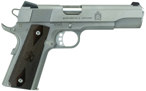 *USED* Springfield 1911 Garrison .45 ACP, 5" Barrel, 3-Dot Sights, Stainless, 7rd - Firearm | The Gun Shop