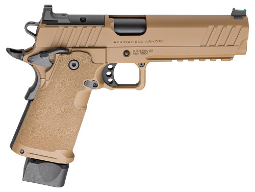 Springfield Prodigy 9mm, 5" Barrel, Coyote Brown Cerakote, Optic Ready, 20rd - 1911 Guns | The Gun Shop