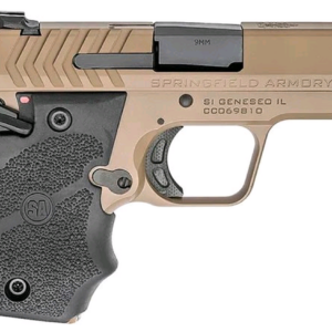 Springfield 911 Micro Compact 9mm Desert Flat Dark Earth, Hogue Grips, 2xMags