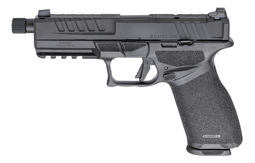 Springfield Echelon 9mm, 5.28" Threaded Barrel, Black, Optic Ready, 20rd - Featured | The Gun Shop