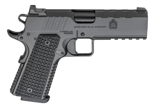 Springfield Emissary 1911 9mm, 4.25" Barrel, Black Cerakote, G10 Grip, 9rd - 1911 Guns | The Gun Shop