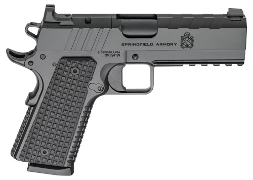 Springfield Emissary AOS 45 ACP, 4.25" Barrel, Black, G10 Grip, 8rd - 1911 Guns | The Gun Shop