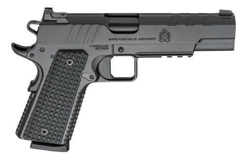 Springfield Emissary 1911 45 ACP, 5" Barrel, Black Cerakote, G10 Grip, 8rd - 1911 Guns | The Gun Shop