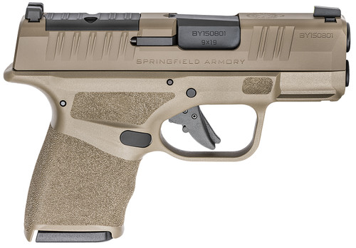 Springfield Hellcat OSP Gear Up Package 9mm, 3" Barrel, Desert Flat Dark Earth, Range Bag, 13rd - Concealed Carry Guns | The Gun Shop