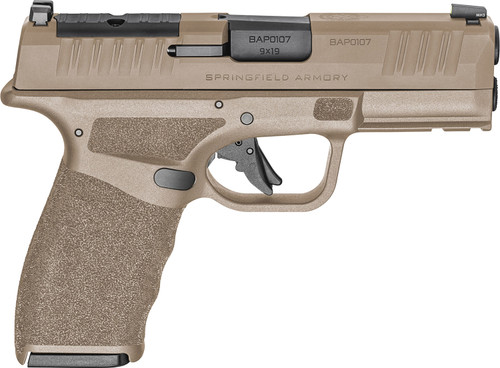 Springfield Hellcat 9mm, 3.7" Barrel, Flat Dark Earth, Includes Range Bag, 17rd - Concealed Carry Guns | The Gun Shop