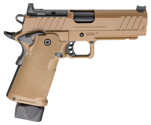Springfield Prodigy 9mm, 4.25" Barrel, Coyote Brown Cerakote, Optic Ready, 20rd - 1911 Guns | The Gun Shop
