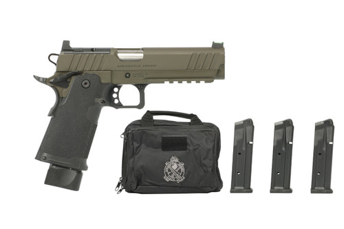 Springfield DS Prodigy AOS Lipsey's Package 9mm, 5" Barrel, Olive Drab Green Cerakote, 20rd - 1911 Guns | The Gun Shop