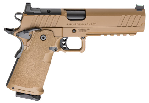 Springfield Prodigy 9mm, 5" Barrel, Coyote Brown Cerakote, Optic Ready, 10rd - 1911 Guns | The Gun Shop