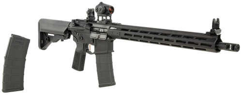 Springfield Saint Victor Gear Up Package 5.56x45mm, 16" Barrel, Black, M-Lok Handguard, Includes Vortex Crossfire Red Dot, 30rd - Firearm | The Gun Shop