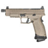 Springfield XDM Elite OSP 9mm, 4.5" Threaded Barrel, Suppressor Sights, Flat Dark Earth, 2x 22rd