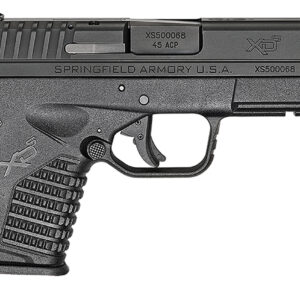 Springfield XD-S .45 ACP, 4" Barrel, FO Front/Dovetail Rear, Black, 5rd