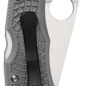 Spyderco Delica 4 Frn Flat Ground Purple Plain Blade