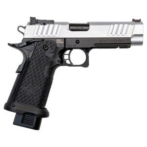 Staccato P 9mm, 4.4" Bull Barrel, G2, Dawson Fiber Optic, SS Slide, DLC Barrel, Black, 17rd/20rd