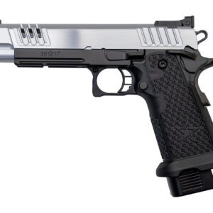 Staccato XL 9mm, 4.4" Bull Barrel, G2, Dawson Fiber Optic, SS Slide, DLC Barrel, Black, 17rd/20rd