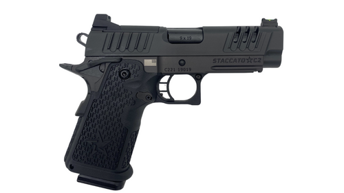 Staccato 2011 Staccato C2 9mm, 3.9" Barrel, Optic Ready, Black, 16rd - 1911 Guns | The Gun Shop