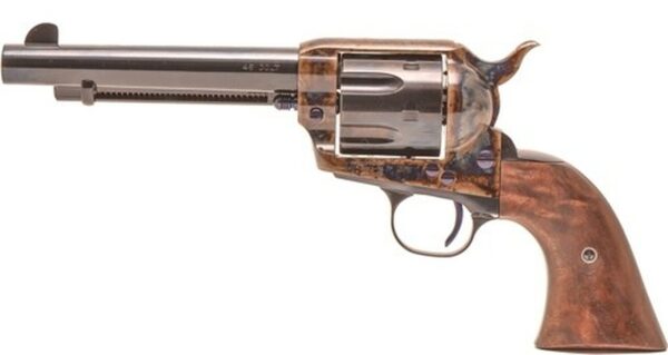 Standard Mfg Single Action Revolver 45 Colt 5.5" Barrel, Blue/Case Hardened, Walnut 2 Pc Grip