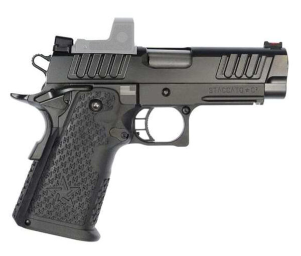 Staccato C2 TAC DUO Carry 9mm, 3.9" Bull Barrel, Carry DUO Sights, DLC, 16/17rd
