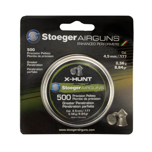 Stoeger X-Hunter .177 Pellet, Greater Penetration Pointed Tip, 500 Pack - Air Guns & BB Guns | The Gun Shop
