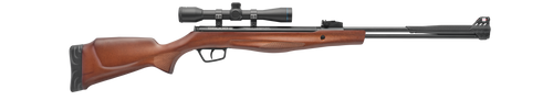 Stoeger S6000e Underlever Airgun 22 Pellet, Wood, Includes Scope, 1rd - Air Guns & BB Guns | The Gun Shop