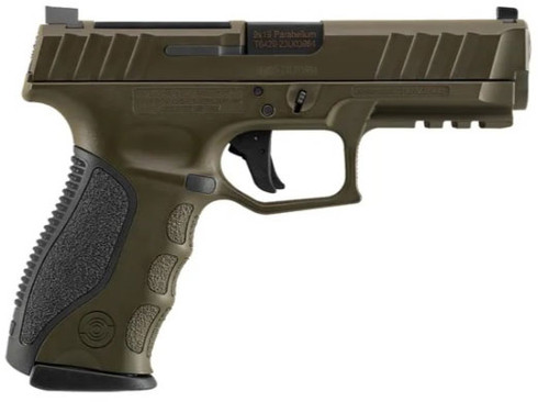 Stoeger STR-9 9mm, 4" Barrel, Optics Ready, OD Green, 15rd - Concealed Carry Guns | The Gun Shop