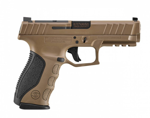 Stoeger STR-9 9mm, 4" Barrel, Optics Ready, Flat Dark Earth, 15rd - Concealed Carry Guns | The Gun Shop