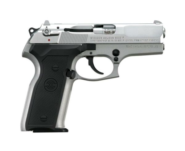 Stoeger Cougar 9MM Silver W/Black Grip 15 Rd Mag