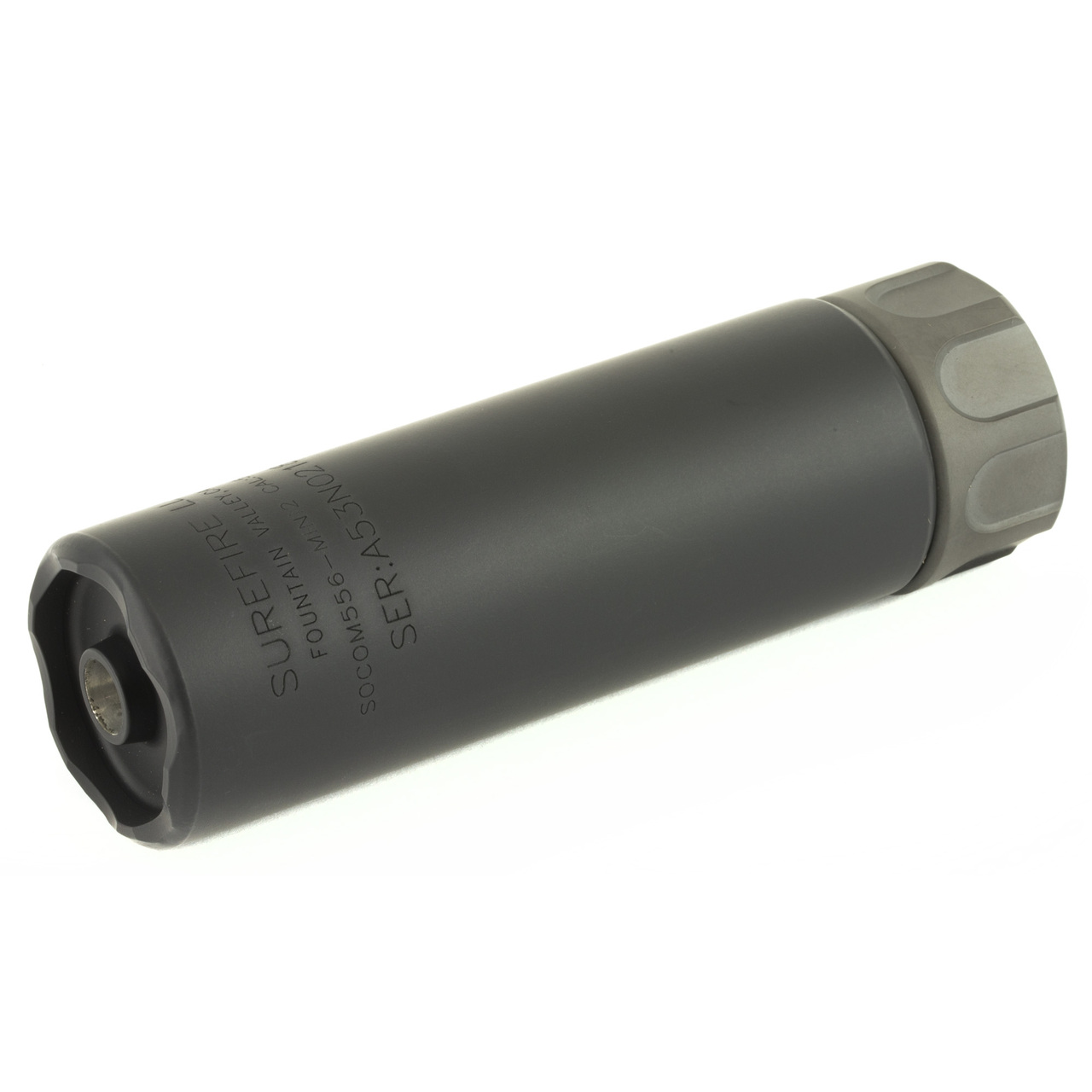 Surefire, 2nd Gen SOCOM Rifle Suppressor, Mini, 5.56MM, Black Finish, End Mount Fast Attach