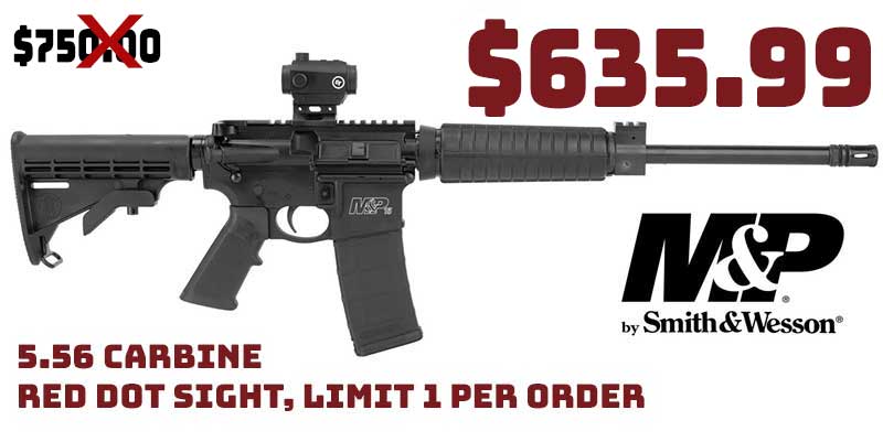 Smith & Wesson M&P 15 SPORT II 5.56 Carbine Red Dot Sight 5.99