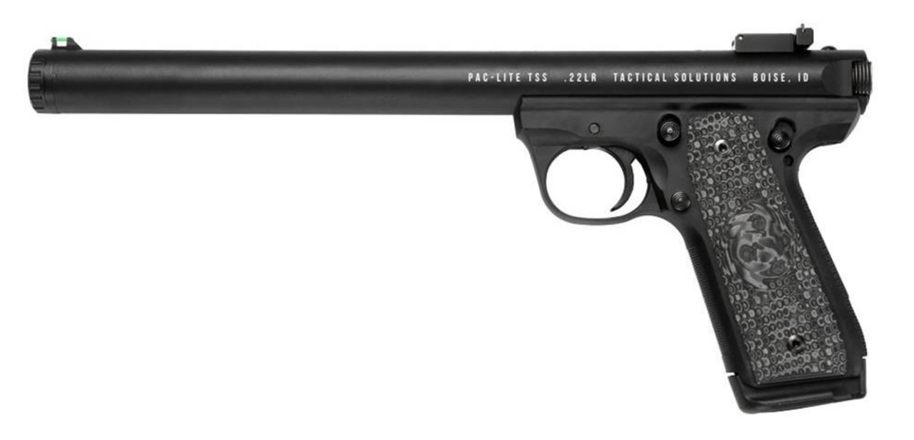 Tactical Solutions Pac-Lite TSS Integrally Suppressed Upper .22 LR, FO Sights, Black
