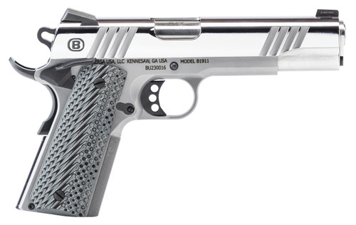Bersa B1911 45 ACP, 5" Barrel, Stainless Steel, VZ Grip, 8rd - 1911 Guns | The Gun Shop