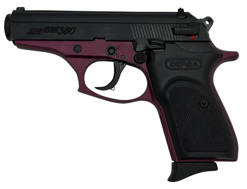 Bersa Thunder 380 ACP, 3.5" Barrel, Matte Black, Black Cherry Frame, 8rd - Concealed Carry Guns | The Gun Shop