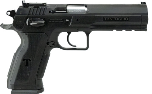 Tanfoglio IFG Stock III 10mm, 4.75" Barrel, Black, Adjustable Sights, 13rd - Firearm | The Gun Shop