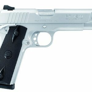 Taurus PT1911 .38 Super, 5" Barrel, Black Checkered Grips, Stainless Finish, 9rd - 1911 Guns | The Gun Shop