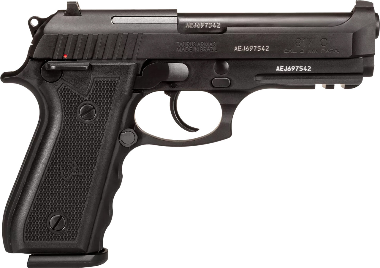 Taurus 917C 9mm, 4.3" Barrel, Black, Drift Adjustable Sights, 18rd - Home Defense Guns | The Gun Shop