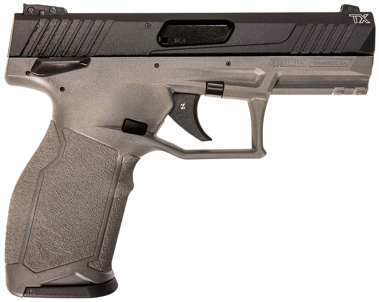 Taurus TX22 22 LR, 4" Barrel, Gray Frame, Black Slide, 16rd - Taurus | The Gun Shop