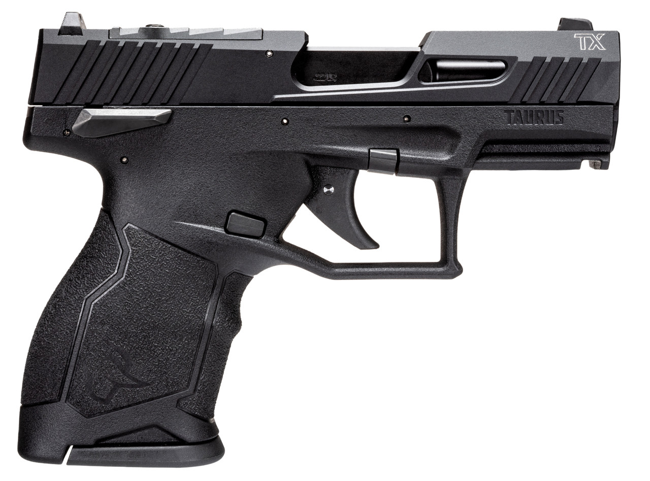 Taurus TX22 Compact 22 LR, 3.6" Barrel, Black, 10rd - Taurus | The Gun Shop