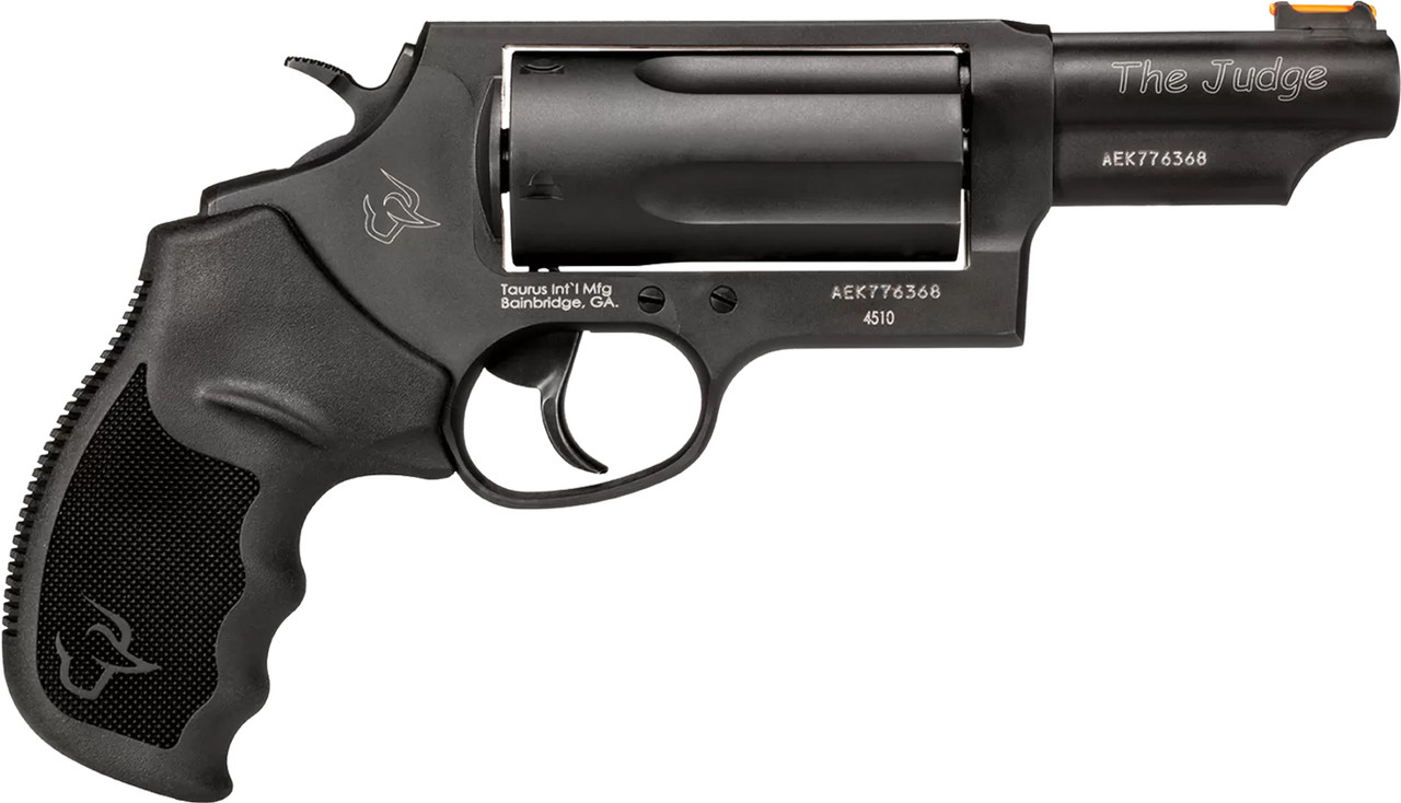 Taurus Judge T.O.R.O. 410 Ga (3")/.45 Long Colt, 3" Barrel, Black, 5rd - New for 2023 | The Gun Shop