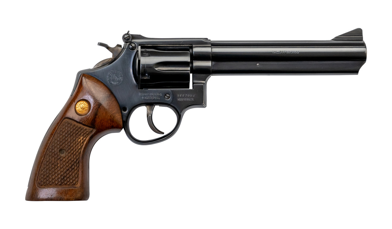 Taurus 669 Used .357 Mag, 6" Barrel, Wood Grips, Blued, 6rd - Target Shooting | The Gun Shop