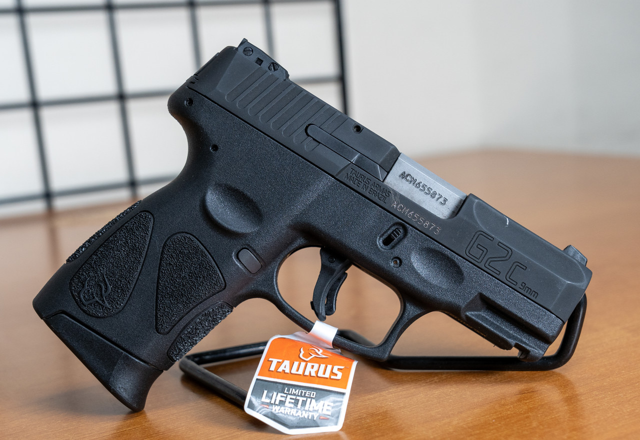 Taurus G2c Used 9mm, 3.25" Barrel, Thumb Safety, Matte Black, 12rd - Concealed Carry Guns | The Gun Shop