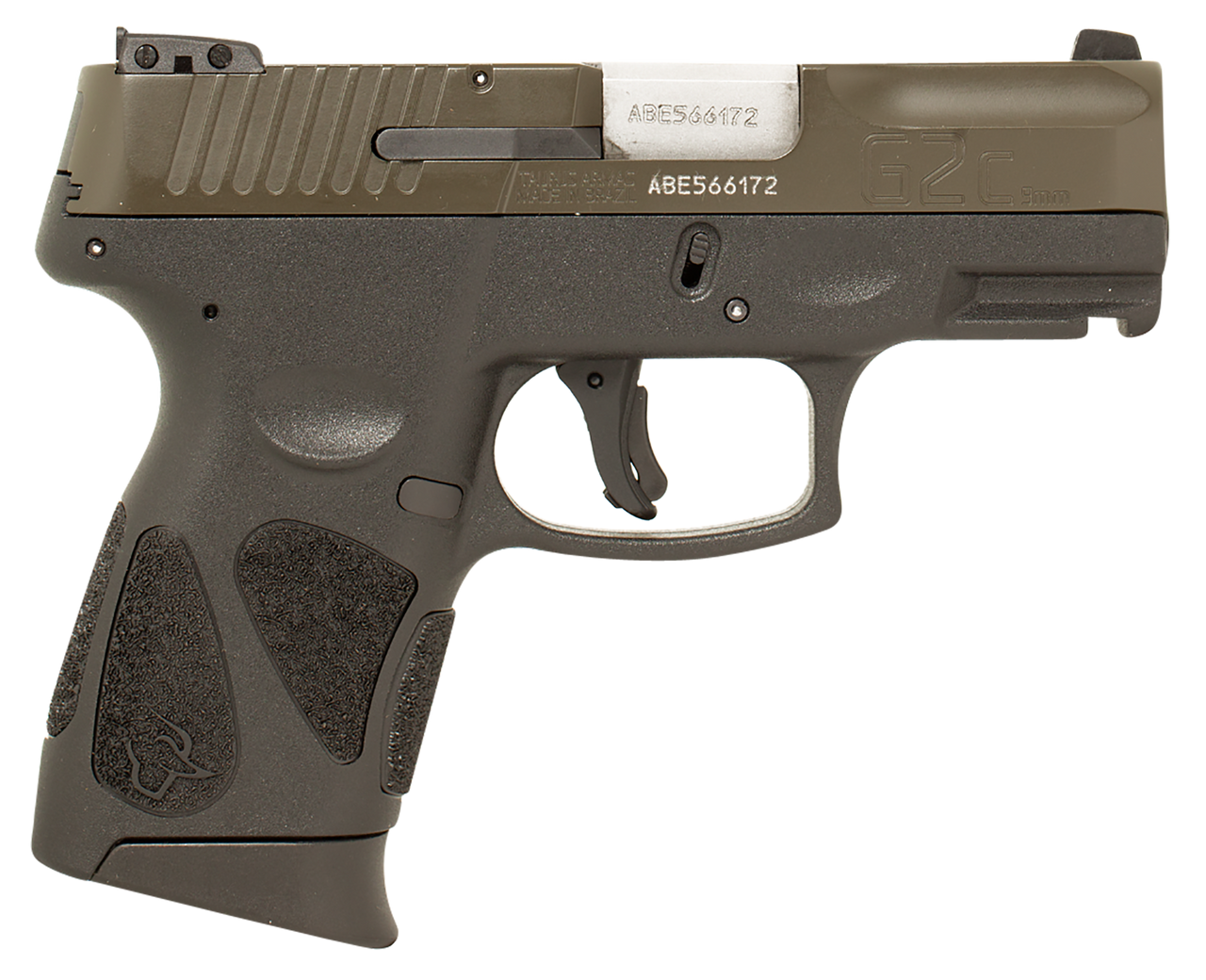 Taurus G2C 9mm, 3.26" Barrel, Moss Green, Burnt Bronze Cerakote, 12rd - New for 2023 | The Gun Shop