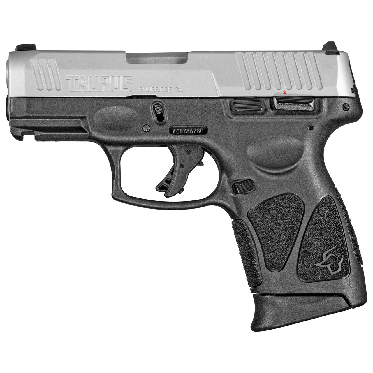 Taurus G3c 9mm, 3.26" Barrel, SS Slide/Black, Manual Safety, 12rd - Concealed Carry Guns | The Gun Shop