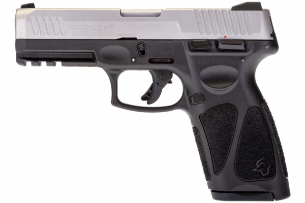 Taurus G3 9mm, 4" Barrel, Fixed Front/Adj. Rear Sight, Stainless Steel Slide, Black, 15rd